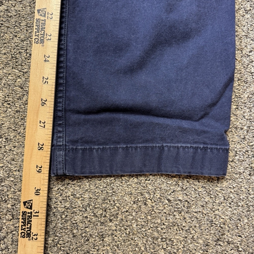 2 Pair Carhartt FR FLAME RESISTANT Relaxed Fit 36x29 Blue Cargo Pants Work Lot - Picture 9 of 12